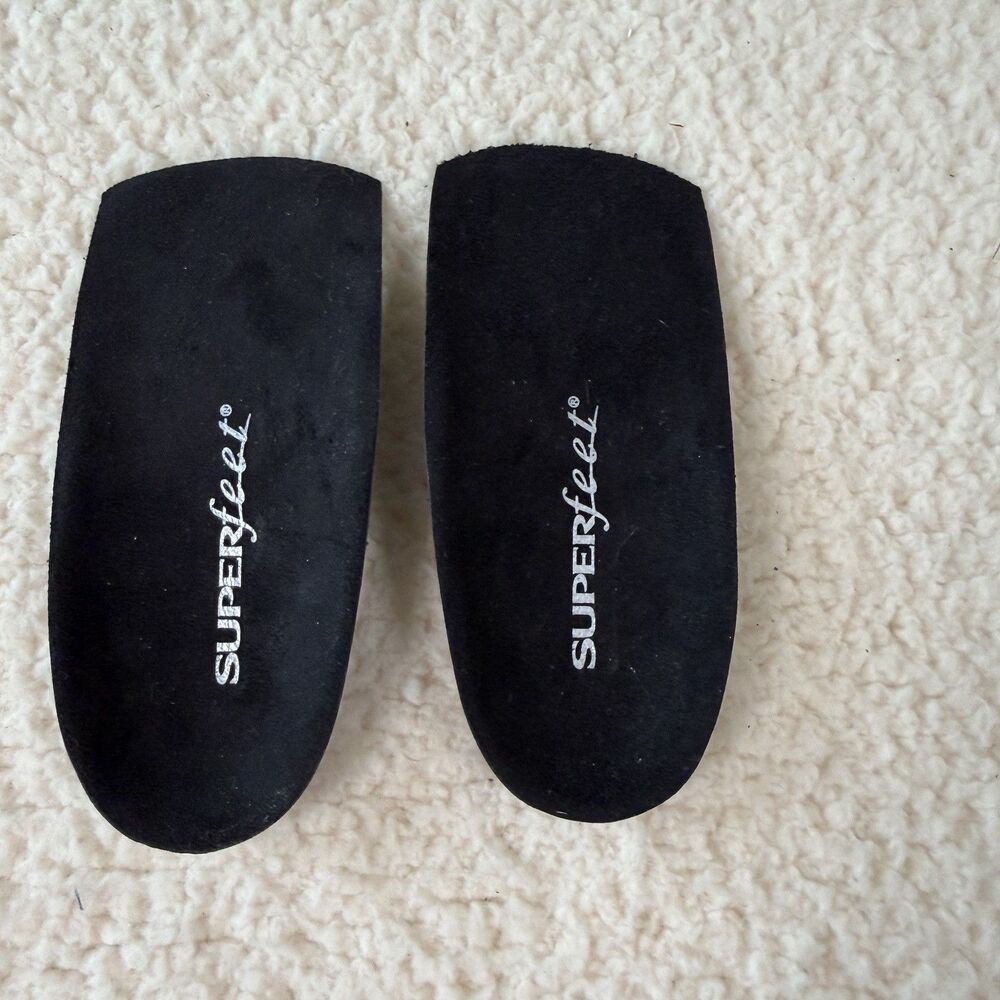 Superfeet L62018 Delux Womens Black Dress Premium Insoles Size US 9-10 D
